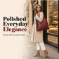 Versatile PU Leather Handbag Crossbody Bag