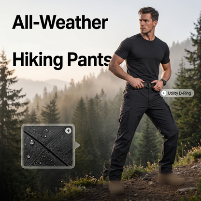 ✨Men's Outdoor Warm Multi – Waterproof Fleece-Lined Cargo Pants For Outdoor Adventures🥾