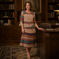 ⌛Limited-Time Offer-Women's Ethnic Print V-Neck Tiered Dress
