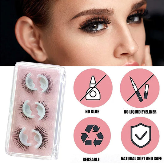 🔥 Limited-time 50% off! Reusable Self-Adhesive False Eyelashes