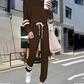 2026 Upgraded Women’s Long Sleeve Top & High Waist Pants 2-Piece Set
