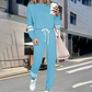 2026 Upgraded Women’s Long Sleeve Top & High Waist Pants 2-Piece Set