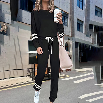 2026 Upgraded Women’s Long Sleeve Top & High Waist Pants 2-Piece Set
