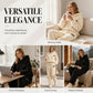 ☀️Hot Sale-50% OFF🍂 3D Embossed Texture Geometric Plush Loungewear Set