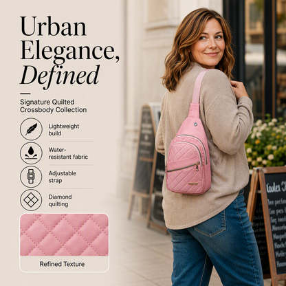 🌸LAST DAY 60% OFF!!🌻Lightweight Quilted Crossbody Sling Bag