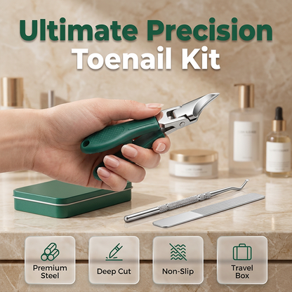 🔥LAST DAY SALE 50% OFF!!✨3-Piece Professional Toenail Clipper Set