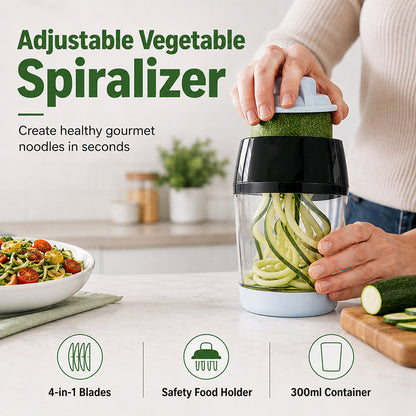 📢📢Hot Sale 49% OFF⏰Handheld Vegetable Spiralizer Slicer