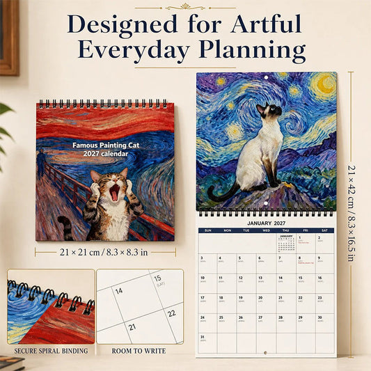 😻 LIMITED‑TIME 50% OFF! ✨ 2027 Cat Meme Wall Calendar – Funny, Decorative, Gift‑Ready 📅