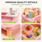 Children’s water play basin toy with a water flow feature