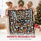 Family DIY Coloring Blanket for All Ages