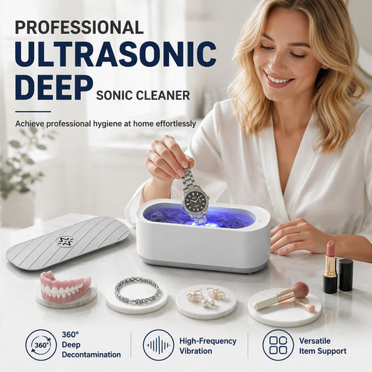 📢📢 50% OFF !! ⏰Multifunctional Ultrasonic Cleaner