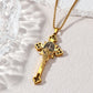 ⏳Limited-time 50% off⏰Stainless Steel Vintage Cross Pendant Necklace✝️📿