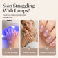 Moonlight Pearl Nail Polish Shimmering Milk Tea Color Air Dry Long Wear