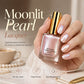 Moonlight Pearl Nail Polish Shimmering Milk Tea Color Air Dry Long Wear