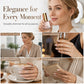 Moonlight Pearl Nail Polish Shimmering Milk Tea Color Air Dry Long Wear