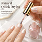 Moonlight Pearl Nail Polish Shimmering Milk Tea Color Air Dry Long Wear