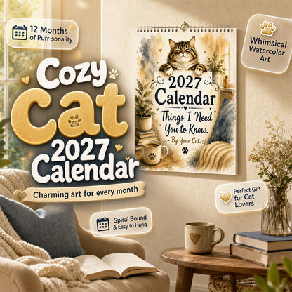 2027 A Cats Life Wall Calendar