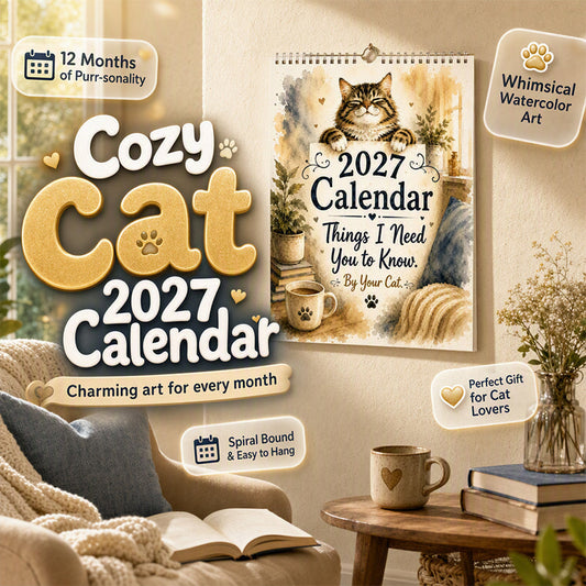 2027 A Cats Life Wall Calendar