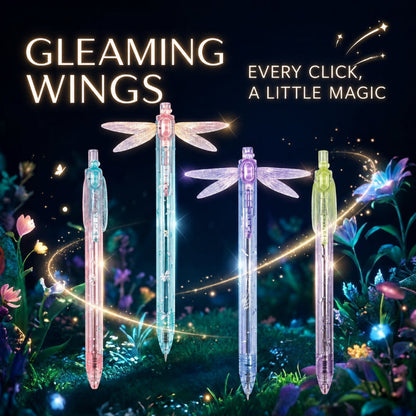 ⏳Limited-time 50% off⏰Retractable Dragonfly Gel Pen