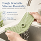 Raised Sloped Kitchen Sink Faucet Splash Guard and Draining Mat Non Slip Sink Drainage Pad and Soap Holder