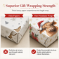 🎄Christmas Highland Cow and Floral Gift Wrapping Paper Roll 43x500cm Holiday Present Wrap