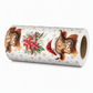 🎄Christmas Highland Cow and Floral Gift Wrapping Paper Roll 43x500cm Holiday Present Wrap