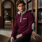 Men's Casual Quarter Zip Warm Sweatshirt