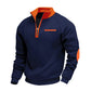 Men's Casual Quarter Zip Warm Sweatshirt