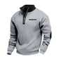 Men's Casual Quarter Zip Warm Sweatshirt