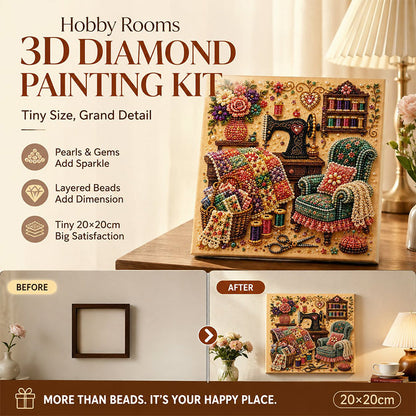 ⏳HOLIDAY SALE 50% OFF!🔥Whispering Room Diamond Art Kit ✨🖼️Mindful Craft for Calm Evenings🌿