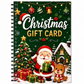 Santa Christmas Gift Card Book Santa Gift Card