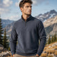 💥Hot Sale 50% OFF💖Men's quarter-zip sweater with a stand-up collar