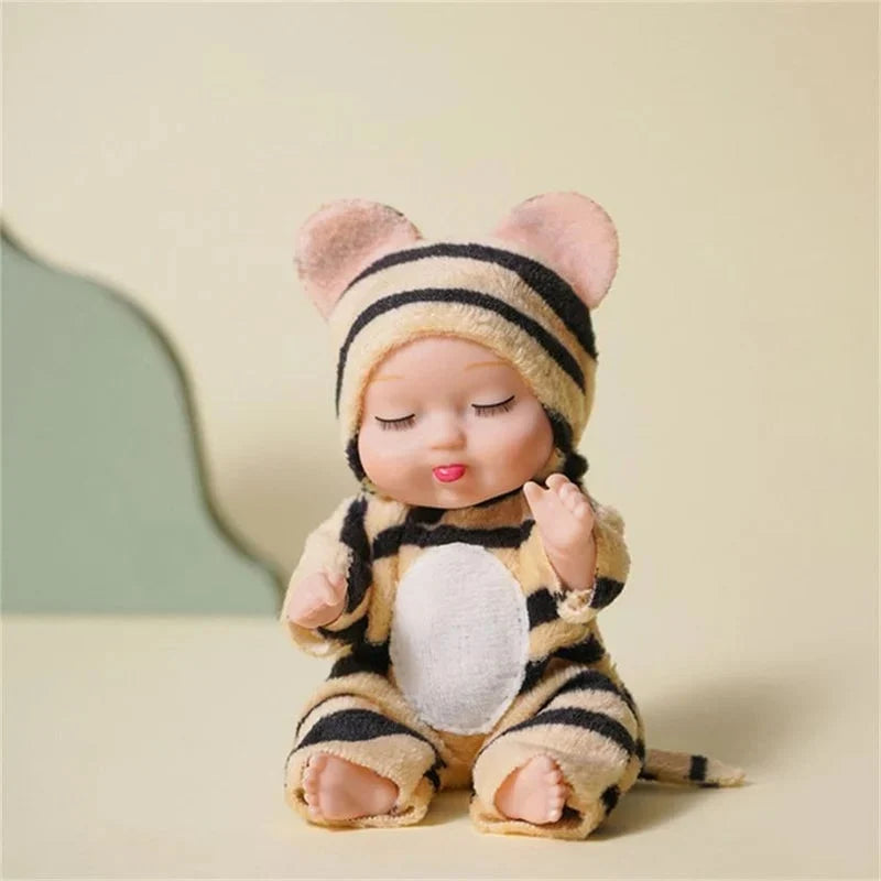 Tiger mini sleeping baby doll