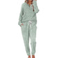 ☀️Hot Sale-50% OFF🍂Women's Cozy Top & Drawstring Joggers 2-Piece Set