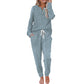 ☀️Hot Sale-50% OFF🍂Women's Cozy Top & Drawstring Joggers 2-Piece Set