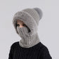 ⏳Limited-time 50% off⏰Women's Winter One-Piece Knitted Beanie Scarf Mask