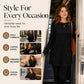 💖2026 Autumn’s Sale ✨🍂Women's Cozy Mid-Length Ribbed Knit Top