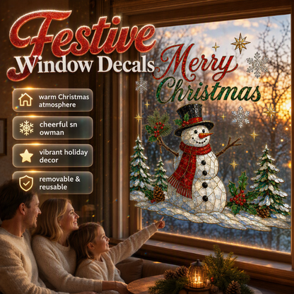 🎅Christmas Hot Sale 50% OFF! ✨Christmas Window Decals