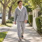 ⏰Black Friday Mega Deal – 50% off!💖Men's Cozy Thermal Fluffy Pajama Set