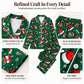 Women's Christmas Long Sleeve Notch Collar Pajama Set