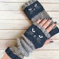 ❄️Black Friday Sale 50% OFF!!🐱Winter Warm Half Finger Knitted Gloves