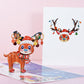 3D Pop-Up Christmas Greeting Card