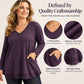 Women's Textured Stitch Raglan Sleeve Sweatshirt