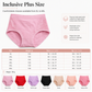 Plus Size High Waisted for Women with Cotton Crotch Briefs for Middle Aged and Elderly