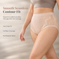 Plus Size High Waisted for Women with Cotton Crotch Briefs for Middle Aged and Elderly