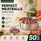 🥳HOT SALE🥳💞50K+ SOLD! Meatball Mould – From £8.99! 304 steel, 6/12 holes & ergonomic. Perfect balls every time – grab yours! ✅