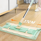 Flat Mop with Stainless Steel Handle with Reusable Washable Mop Cloths