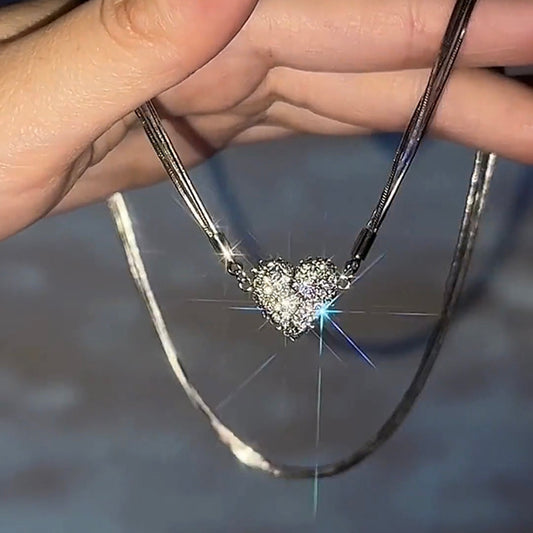 💖 Hot Sale✨Magnetic Love Patchwork Necklace
