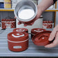Microwaveable Double-layer Removable Stainless Steel Insulated Lunch Box