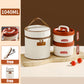 Microwaveable Double-layer Removable Stainless Steel Insulated Lunch Box